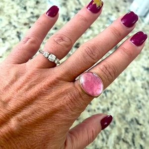 Jamie Joseph ring. Size 10. Pink Tourmaline.